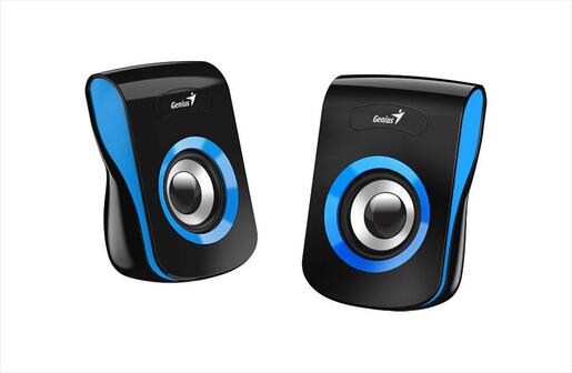 SPEAKERS 2.0 GENIUS SP-Q180 USB Blue (6W)