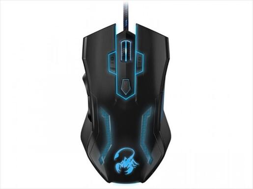 MOUSE WIRED USB GENIUS GX SCORPION SPEAR PRO Black, 3200DPI, RGB