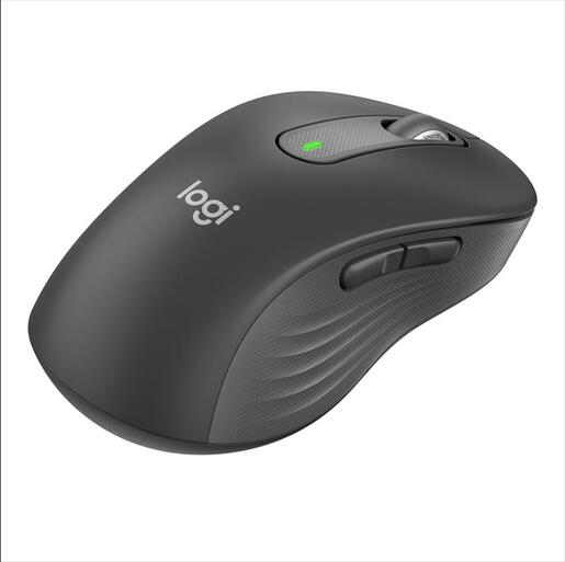 MOUSE WIRELESS USB LOGITECH M650 L (for large-sized hands) LEFT (for left handed) Graphite Silent Logi Bolt w/Bluetooth, 910-006239