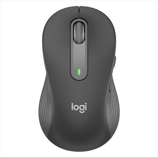 MOUSE WIRELESS USB LOGITECH M650 L (for large-sized hands) LEFT (for left handed) Graphite Silent Logi Bolt w/Bluetooth, 910-006239