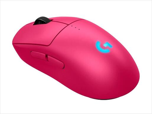 MOUSE WIRELESS USB LOGITECH G PRO 2 Lightspeed, Lightsync RGB, HERO 2 sensor, Lightforce Switches, Pink 910-007309