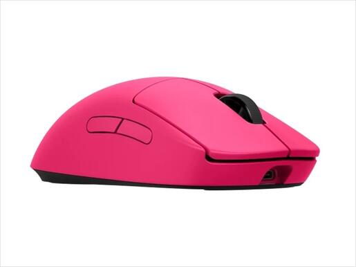 MOUSE WIRELESS USB LOGITECH G PRO 2 Lightspeed, Lightsync RGB, HERO 2 sensor, Lightforce Switches, Pink 910-007309