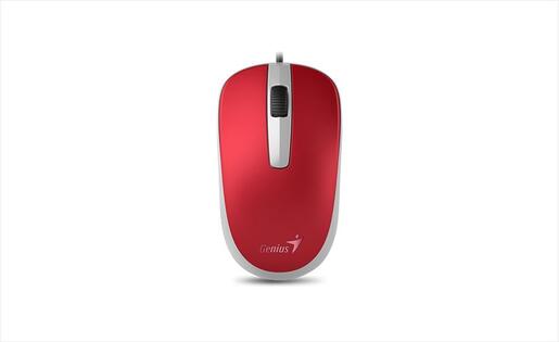 MOUSE WIRED USB GENIUS DX-120 Red