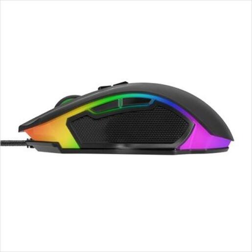 MOUSE WIRED NOXO, SOULKEEPER GAMING MOUSE, USB, DPI 6400, 7 PROGRAMMABLE BUTTONS, RGB ILLUMINATION, Black