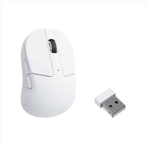 MOUSE WIRELESS USB KEYCHRON M4 WHITE, w/bluetooth, 26000 DPI, 4000Hz, M4-A5