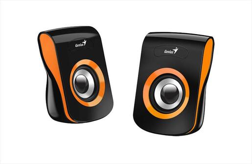SPEAKERS 2.0 GENIUS SP-Q180 USB Orange (6W)