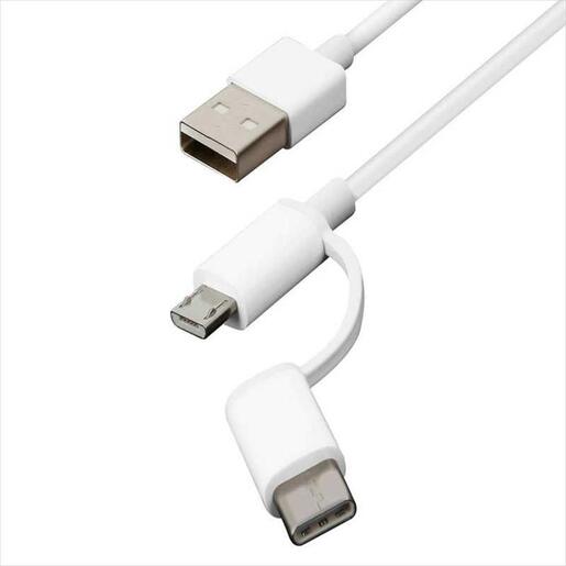 CABLES USB 2.0 AM-TYPE-C/ MICRO USB M 30cm XIAOMI, SJV4083TY