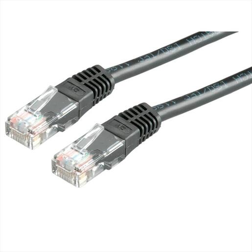 CABLES NET PATCH UTP CAT6 1m Black Secomp