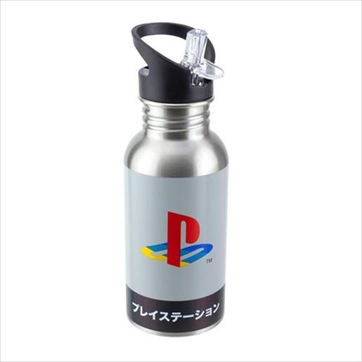 GAME FIGURINE PALADONE Playstation Water metal bottle w/straw PP8977PS