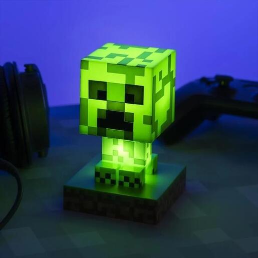 GAME FIGURINE PALADONE MINECRAFT CREEPER LIGHT  LAMP, PP6593MCFV2