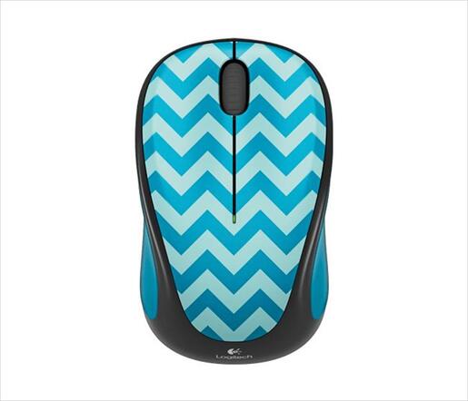 MOUSE WIRELESS USB LOGITECH M238 Play Collection - TEAL CHEVRON, Unify ready, 910-004520