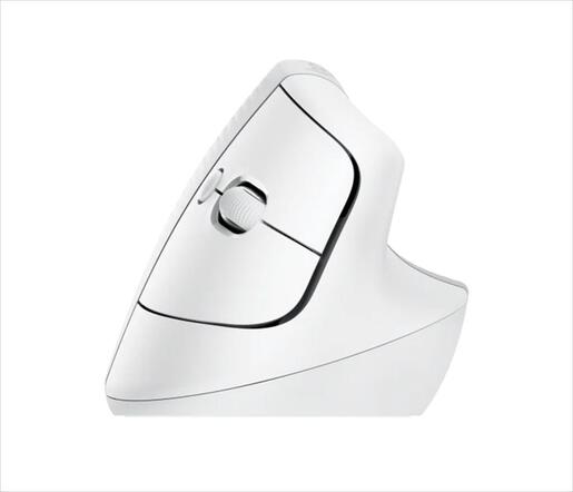 MOUSE WIRELESS LOGITECH LIFT VERTICAL ERGONOMIC OPTICAL w/ Bluetooth Logi Bolt, White, business, 910-006496