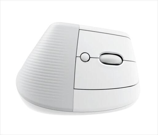 MOUSE WIRELESS LOGITECH LIFT VERTICAL ERGONOMIC OPTICAL w/ Bluetooth Logi Bolt, White, business, 910-006496