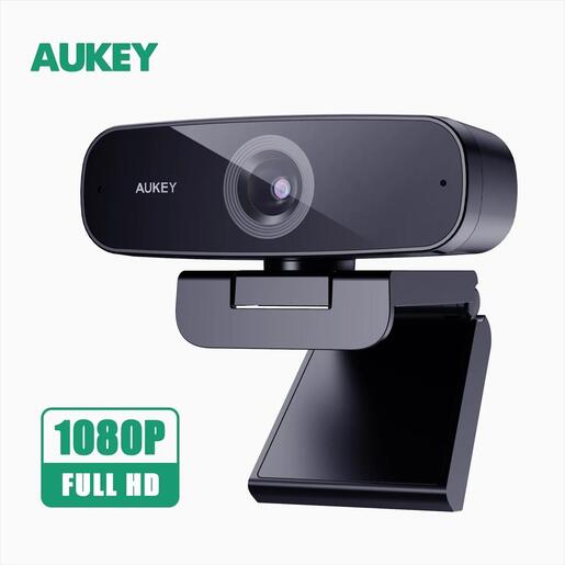 WEB CAMERA AUKEY PC-W3, Stream Series 1080p USB, 30 fps, 1/2,9"-CMOS Sensor black