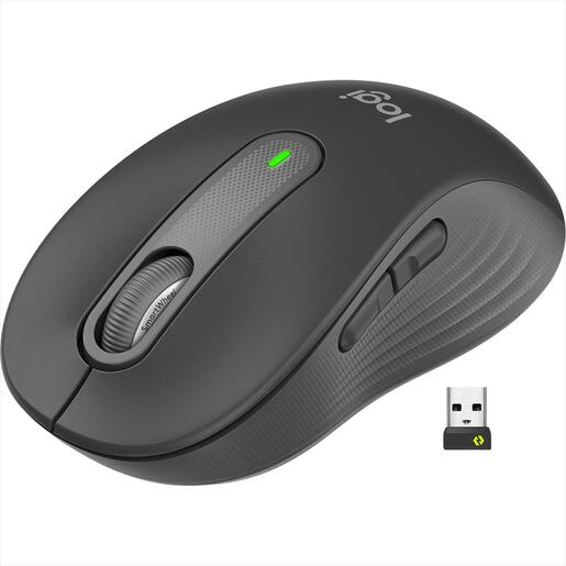MOUSE WIRELESS USB LOGITECH M650 (for small-to-medium hands) Graphite Silent Logi Bolt w/Bluetooth, 910-006253
