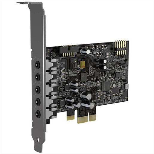 SOUND PCIe CARD CREATIVE AUDIGY FX V2 Audio 5.1 channels 24bit 192 kHz, 120 dB SNR