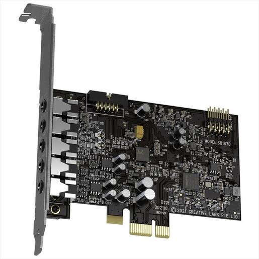 SOUND PCIe CARD CREATIVE AUDIGY FX V2 Audio 5.1 channels 24bit 192 kHz, 120 dB SNR