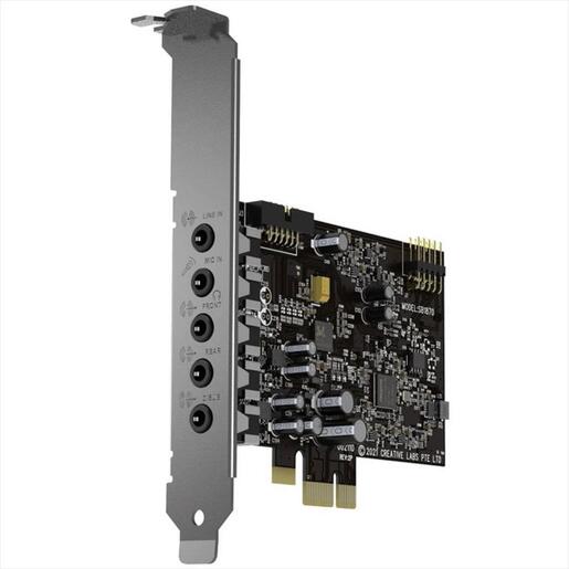 SOUND PCIe CARD CREATIVE AUDIGY FX V2 Audio 5.1 channels 24bit 192 kHz, 120 dB SNR