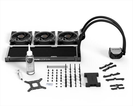 COOLERS CPU AIO BE QUIET! PURE LOOP 2 FX 360 3x120mm Light Wings ARGB PWM, w/REFFIL OPTION, ARGB LED on pump, w/ARGB HUB, BW015