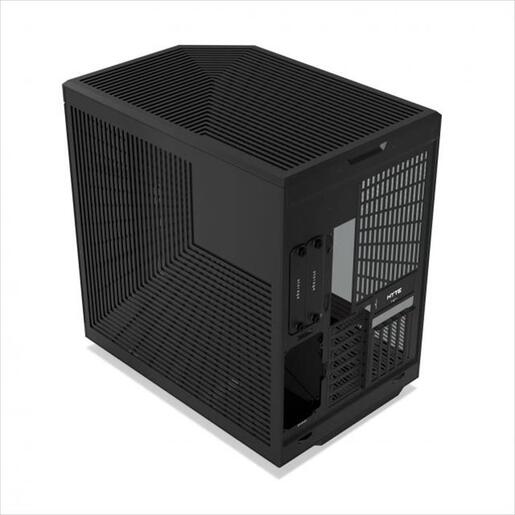 CASE HYTE E-ATX Mid-Tower Y70, x2 Tempered glass, w/riser 4.0 cable, USB 3.2 Type C, Black, CS-HYTE-Y70-B