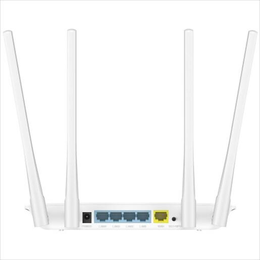 NET ROUTER WIRELESS DUAL BAND AC1200 CUDY WR1200, w/4 antennas, 1x WAN 10/100 port, 4x LAN 10/100 ports