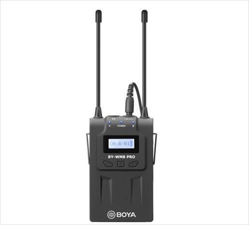 MICROPHONE WIRELESS SYSTEM BOYA UHF Dual-Channel, up to 100m, BY-WM8 Pro-K1