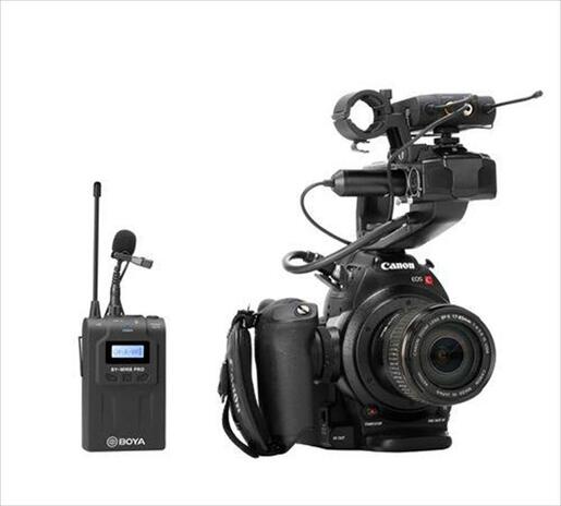 MICROPHONE WIRELESS SYSTEM BOYA UHF Dual-Channel, up to 100m, BY-WM8 Pro-K1