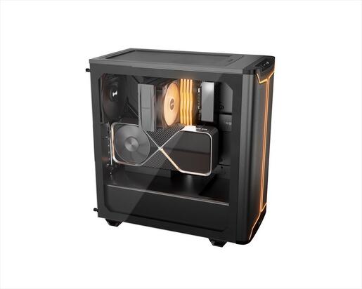 CASE BE QUIET! ATX Mid-Tower Pure Base 501 DX, 3x140mm Pure Wings 3, ARGB Front Strip, Black BGW76