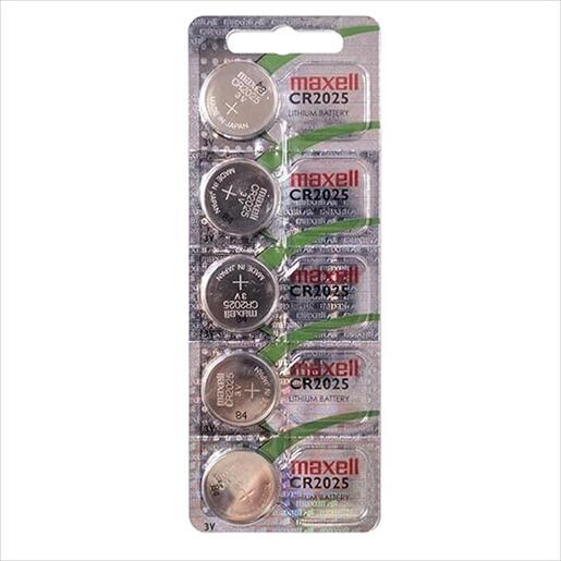 Battery MAXELL LITHIUM, CR2025 3V price for 5pcs in blister