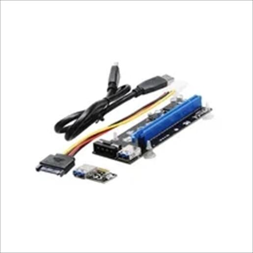 CONVERTOR PCI-E (1x) TO PCI-E (16X) Riser card 6-pin N06