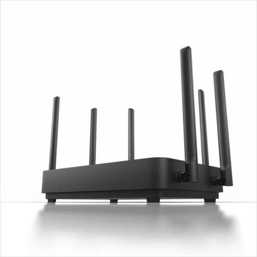 NET ROUTER WIRELESS  DUAL BAND AX3200 XIAOMI MI Fast Wifi 6 w/ 6 antennas, x1 GIGABIT WAN port, x3 GIGABIT LAN ports, BLACK