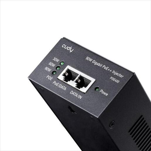 NET INJECTOR CUDY POE++ 90W, wall-mount POE400