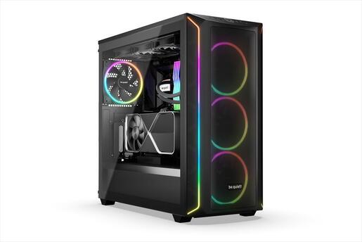 CASE BE QUIET! E-ATX Full-Tower SHADOW BASE 800 FX, 4x140mm Light Wings PWM, front ARGB LED, USB 3.1 type C, open mesh design w/WINDOW, Black BGW63