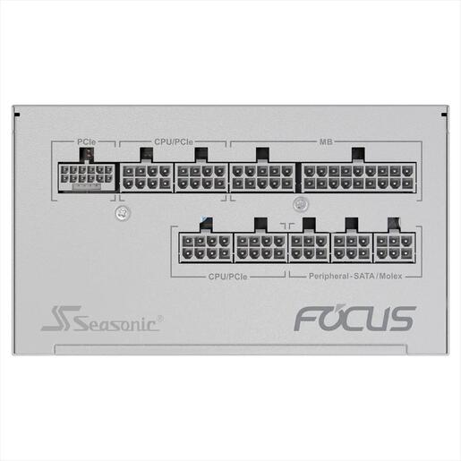 PSU 750W SEASONIC FOCUS GX-750 (2024) WHITE w/PCIE 5.1 80+ GOLD , Fully Modular, FOCUS GX-750-V4-WHITE
