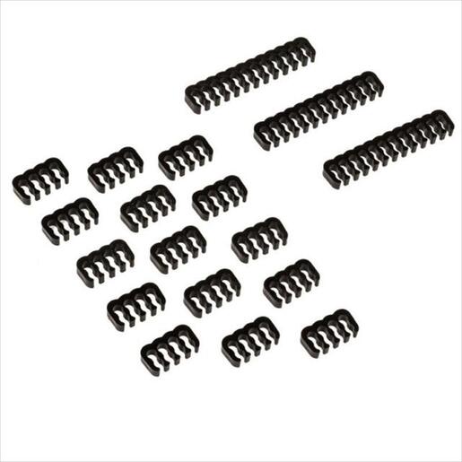 EXTENSION PSU KIT KOLINK ATX 24-pin, CPU 4+4-pin, PCI-E 8-pin x2, PCI-E 6+2-pin x3, w/cable clips BLACK/RED ZUAD-1285