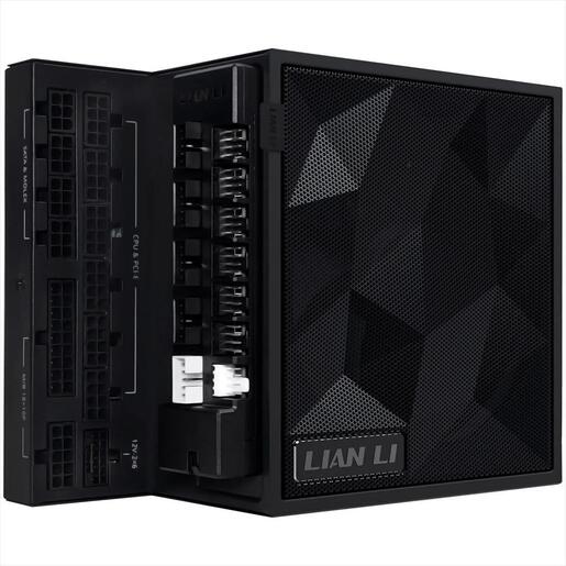 PSU 1000W LIAN LI EDGE EG1000G 80+ GOLD PCIe 5.1 (L-Shape, w/x4 USB 2.0 headers), FULL MODULAR Black