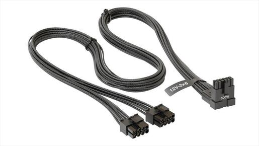 CABLES PSU ATX 12VHPWR SEASONIC 90° 600W 16-PIN TO 2x8 PIN (ONLY FOR SEASONIC)