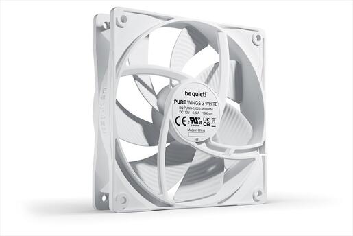 COOLERS CASE FAN 120mm BE QUIET! PURE WINGS 3 PWM White 1.600rpm, DURABLE RIFLE BEARING, BL110