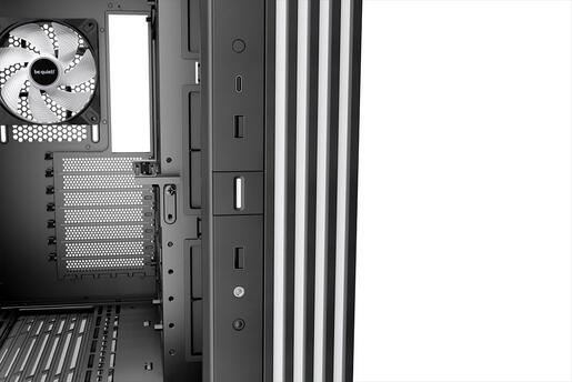 CASE BE QUIET! ATX Mid-Tower Light Base 600 DX, w/2x Tempered glass, ARGB LED strips and 2 hubs, inverted layout, Black BGW65