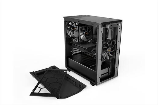 CASE BE QUIET! ATX Mid-Tower Pure Base 500, 2x140mm Pure Wings 2, Extra thick insulation mats,w/WINDOW, Black BGW34