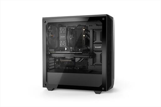 CASE BE QUIET! ATX Mid-Tower Pure Base 500, 2x140mm Pure Wings 2, Extra thick insulation mats,w/WINDOW, Black BGW34