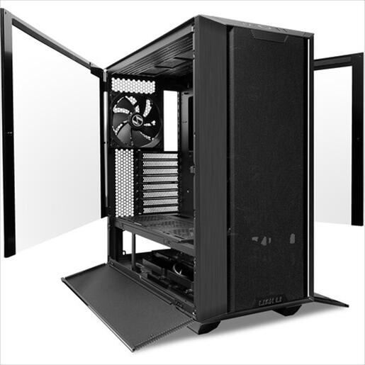 CASE LIAN LI E-ATX LANCOOL III Mid-Tower w/2x Tempered glass, 4x140mm PWM fans, Reversible Front I/O, Black, LANCOOL 3-X