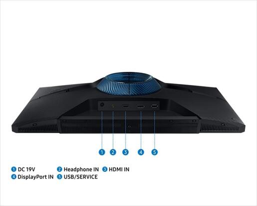 MONITOR 24" SAMSUNG ODYSSEY G3 G32A, 165Hz, 1920x1080, DP, HDMI, VA 16:9, PIVOT, G-Sync Compatible, Black  LS24AG320NUXEN