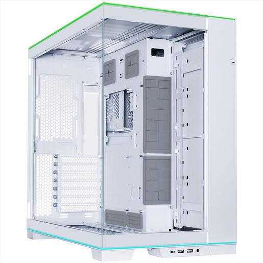 CASE LIAN LI E-ATX O11 DYNAMIC EVO RGB Mid-Tower w/2x Tempered glass, dual ARGB strips, White, O11DERGBW