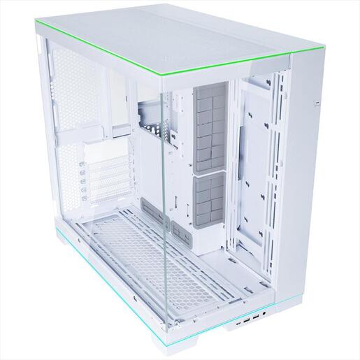 CASE LIAN LI E-ATX O11 DYNAMIC EVO RGB Mid-Tower w/2x Tempered glass, dual ARGB strips, White, O11DERGBW