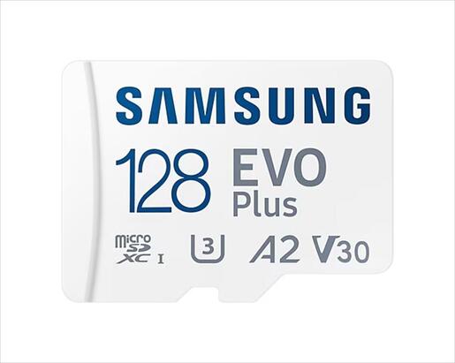 MEMORY CARD SAMSUNG MICRO-SD SDXC 128GB EVO PLUS CL10 U3, V30, A2 130mb/s, MB-MC128KA/EU
