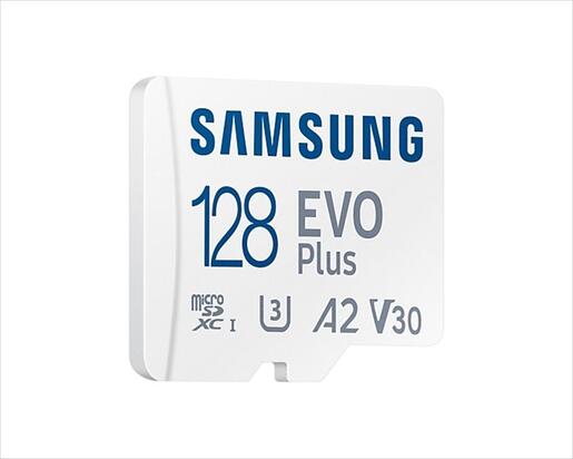 MEMORY CARD SAMSUNG MICRO-SD SDXC 128GB EVO PLUS CL10 U3, V30, A2 130mb/s, MB-MC128KA/EU