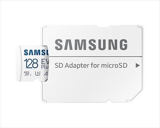 MEMORY CARD SAMSUNG MICRO-SD SDXC 128GB EVO PLUS CL10 U3, V30, A2 130mb/s, MB-MC128KA/EU