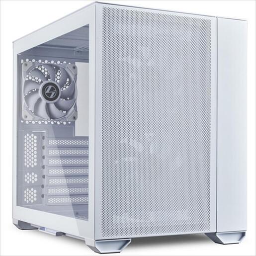 CASE LIAN LI E-ATX O11 AIR MINI Mid-Tower w/1x Tempered glass, 2x140mm PWM, 1x120mm PWM, White, O11AMW