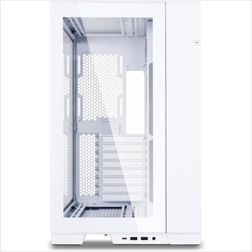 CASE LIAN LI E-ATX O11 DYNAMIC EVO Mid-Tower w/2x Tempered glass, ARGB Front strip, White, O11DEW